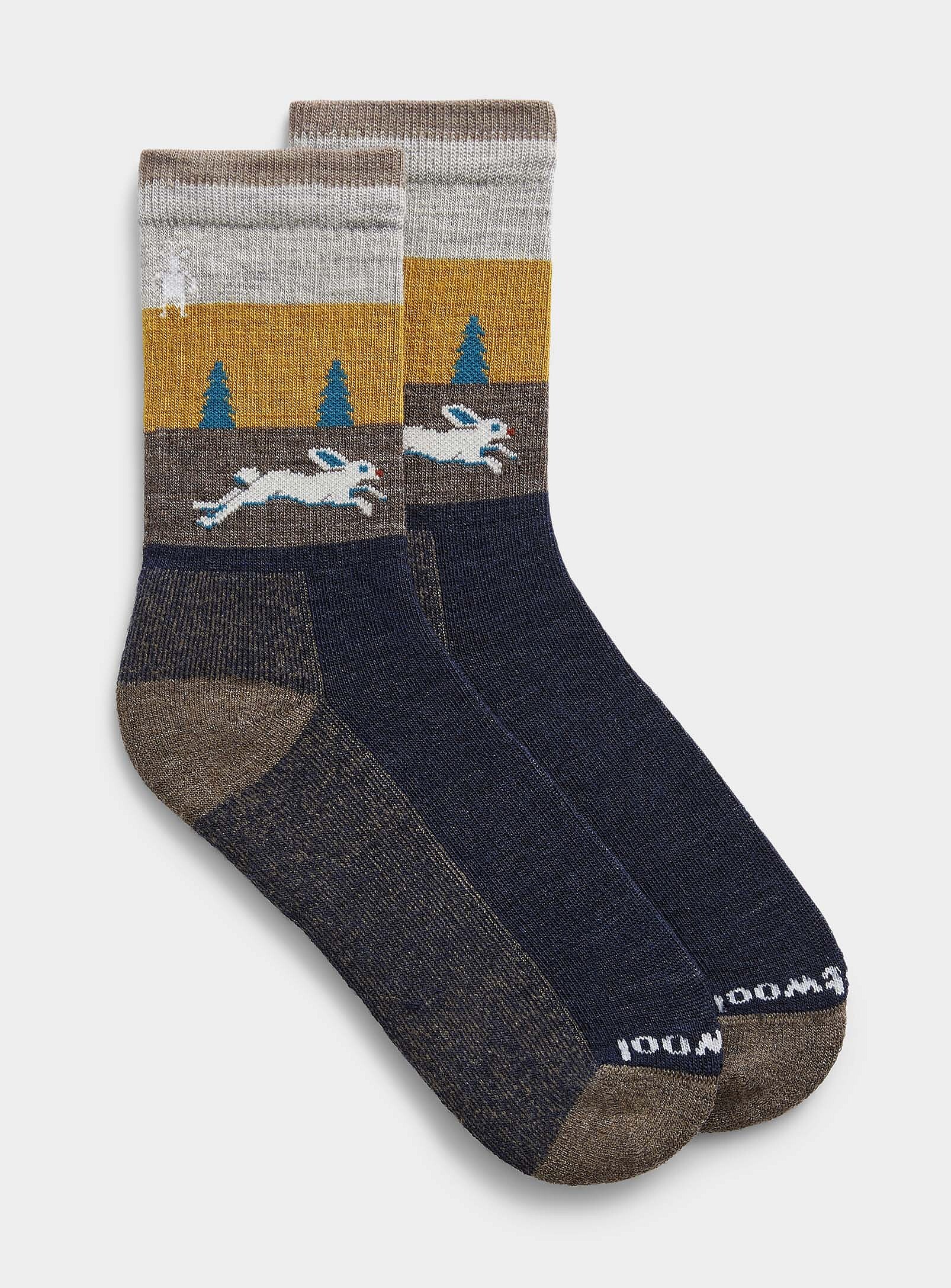 Smartwool Bunnies Merino Wool Hiking Sock In Navy/midnight Blue | ModeSens