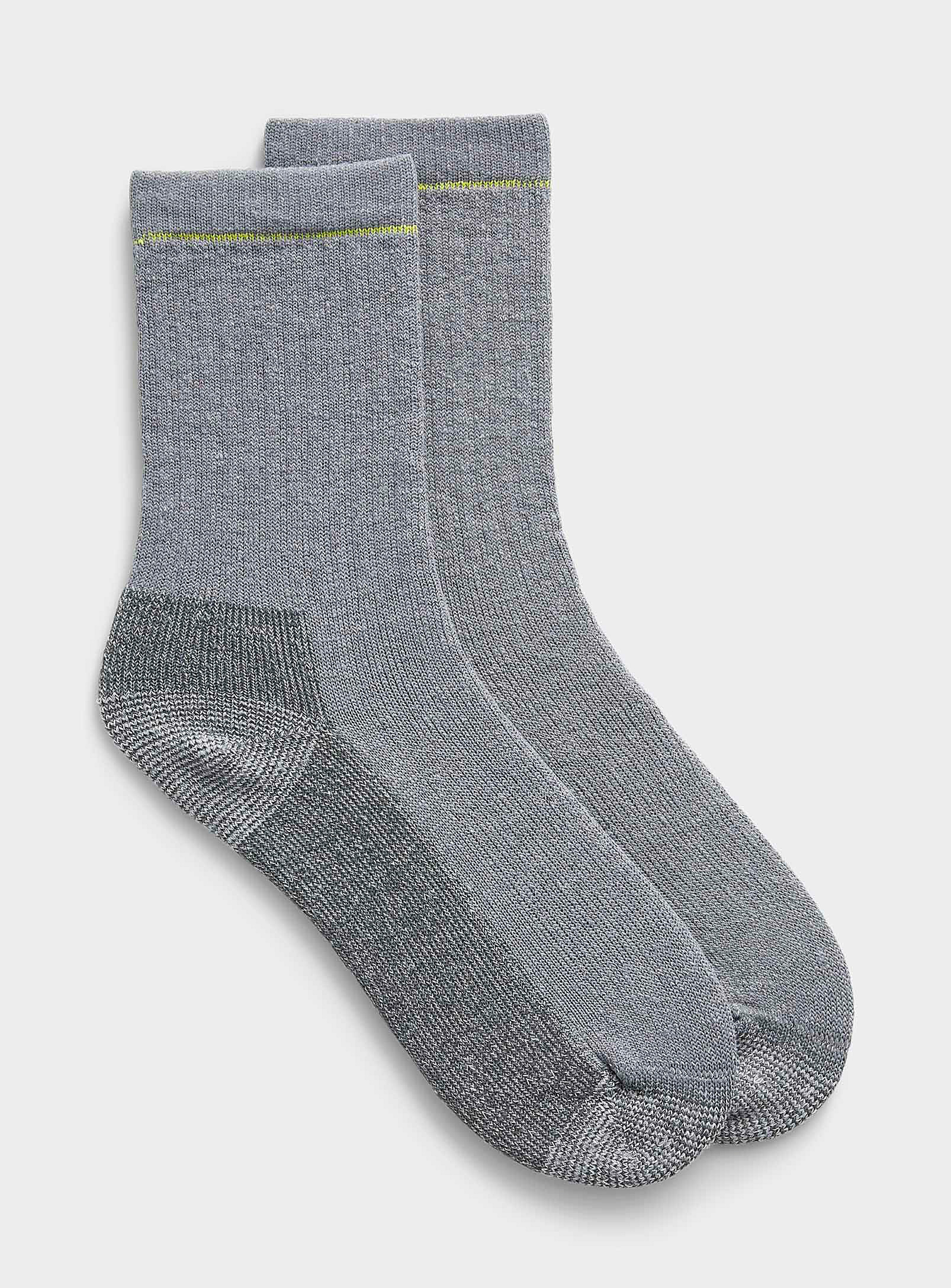 Smartwool Classic Circular-knit Hiking Sock In Light Grey