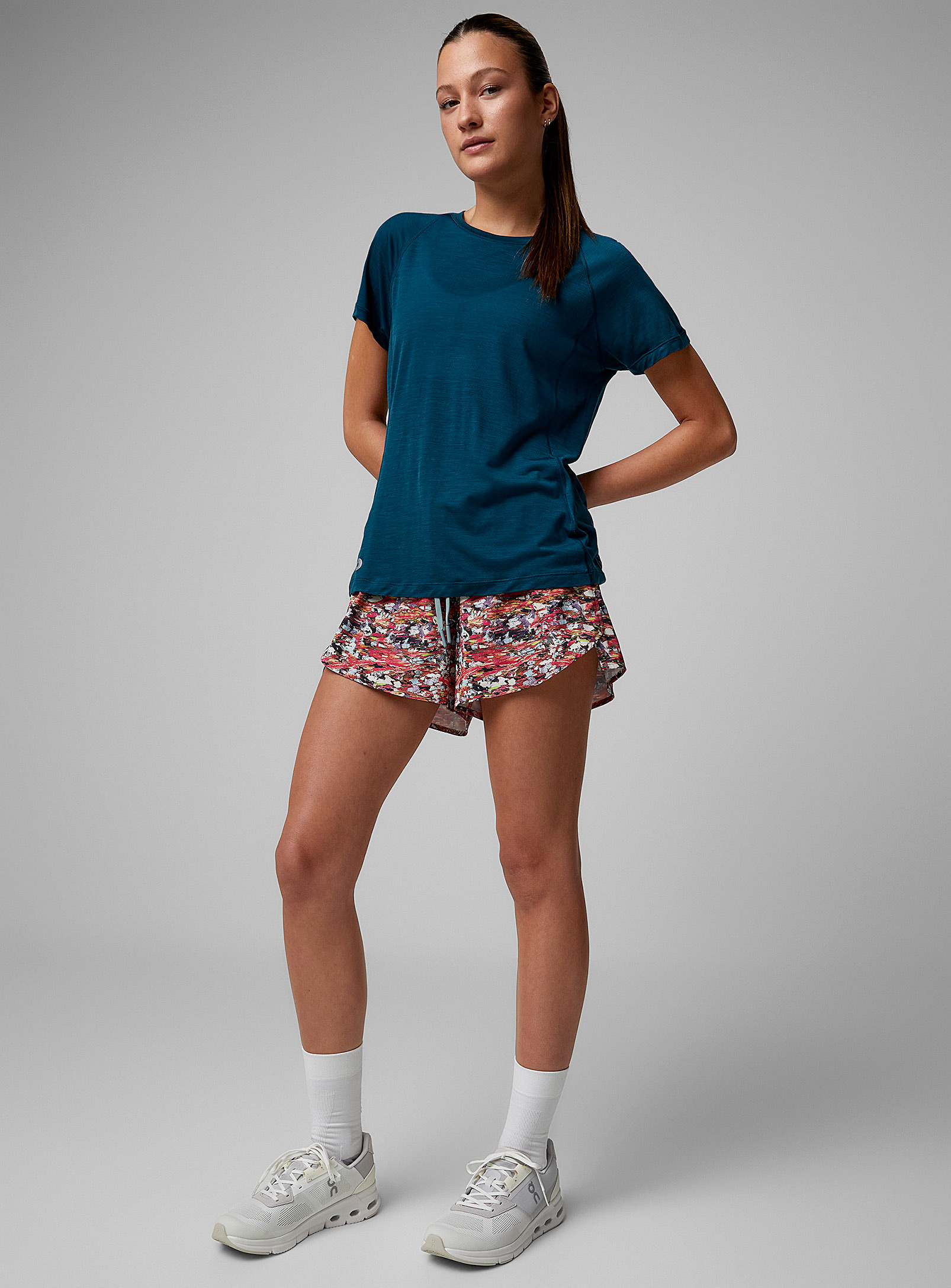 Smartwool - Women's Hazy print merino-panty short