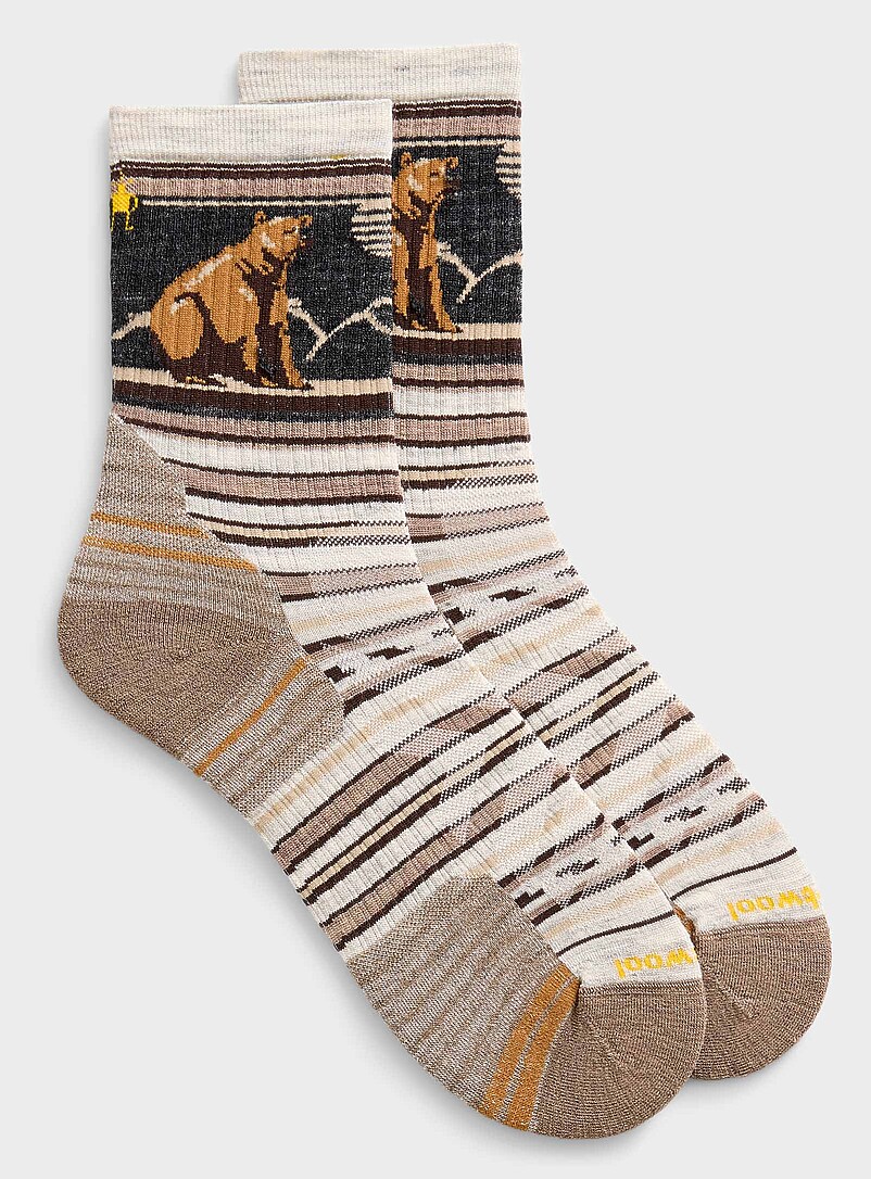 Brown Bear Hiking Socks