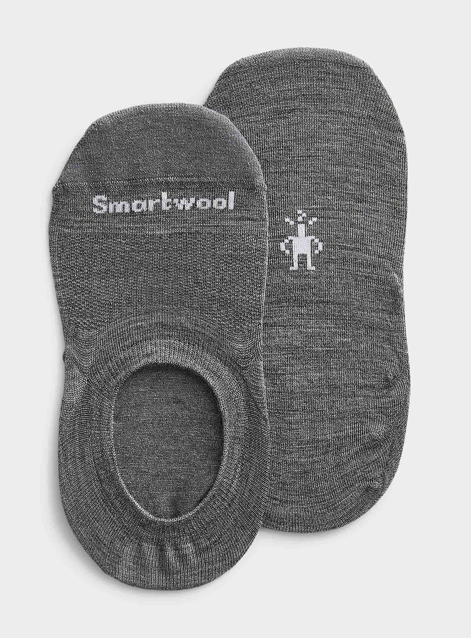 Smartwool Padded-toe Foot Liners In Grey