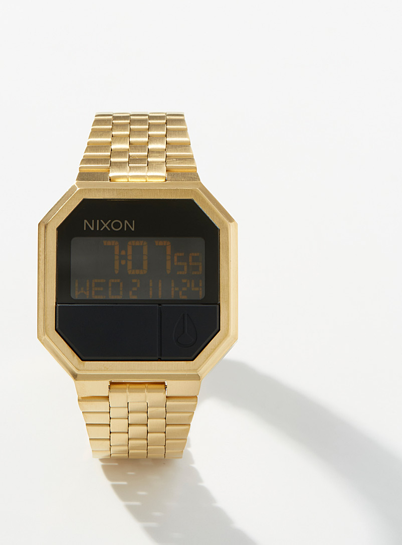 Nixon: La montre numérique Re-Run Assorti pour homme
