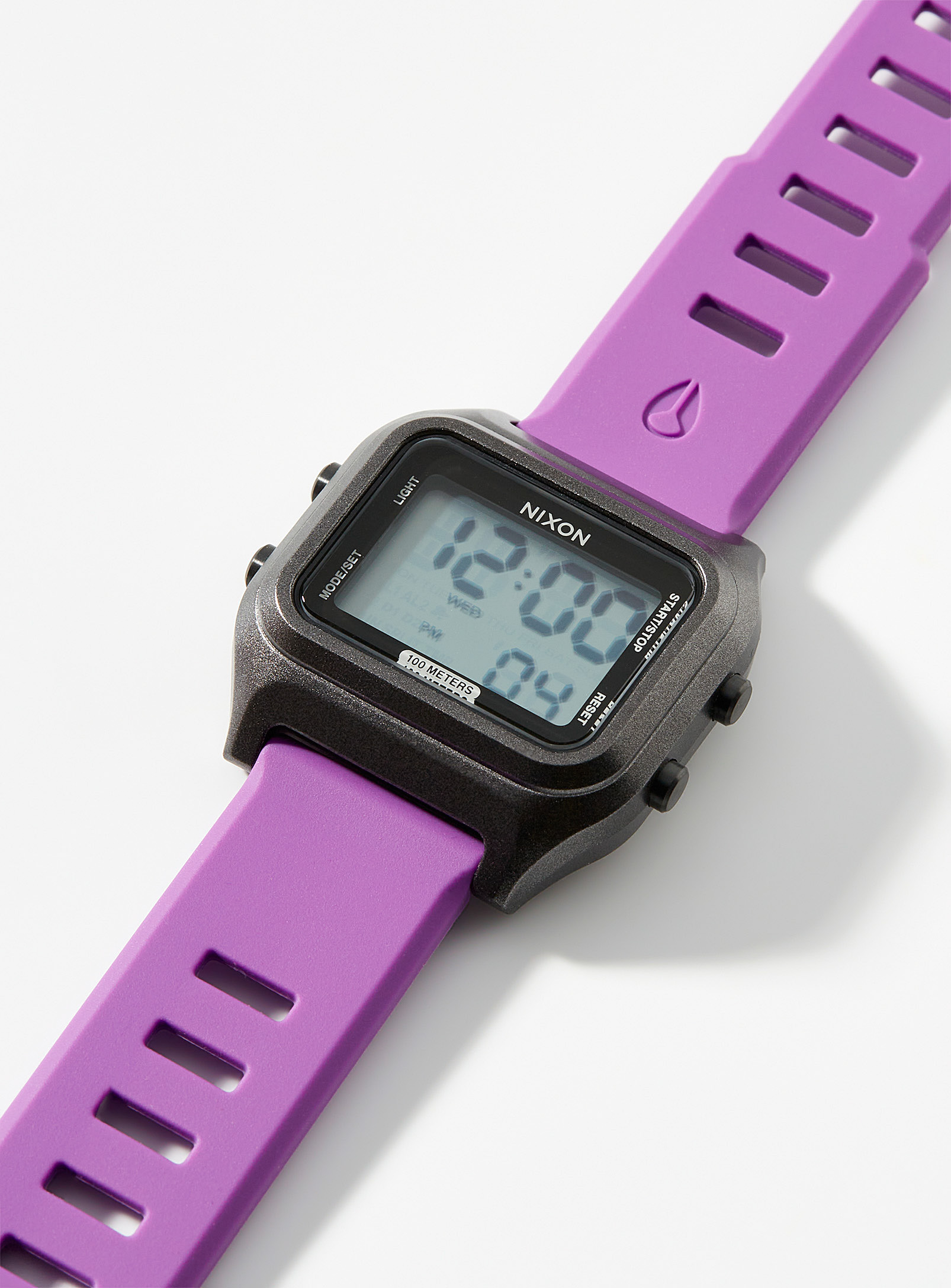 Nixon Ripper Digital Watch In Purple