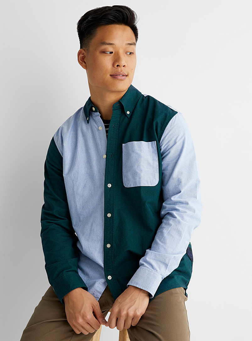 Block oxford shirt Modern fit | Le 31 