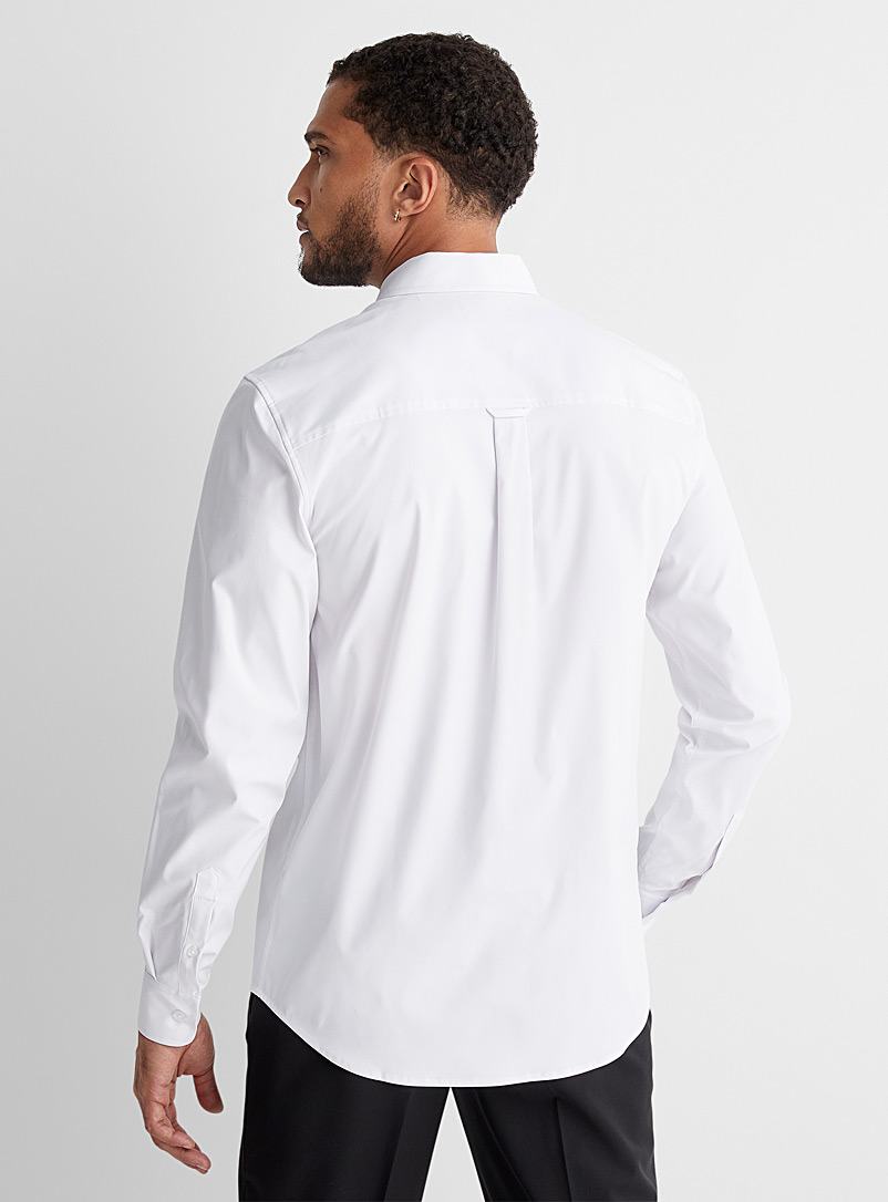 Le 31: La chemise Innovation technique Coupe moderne Blanc pour homme