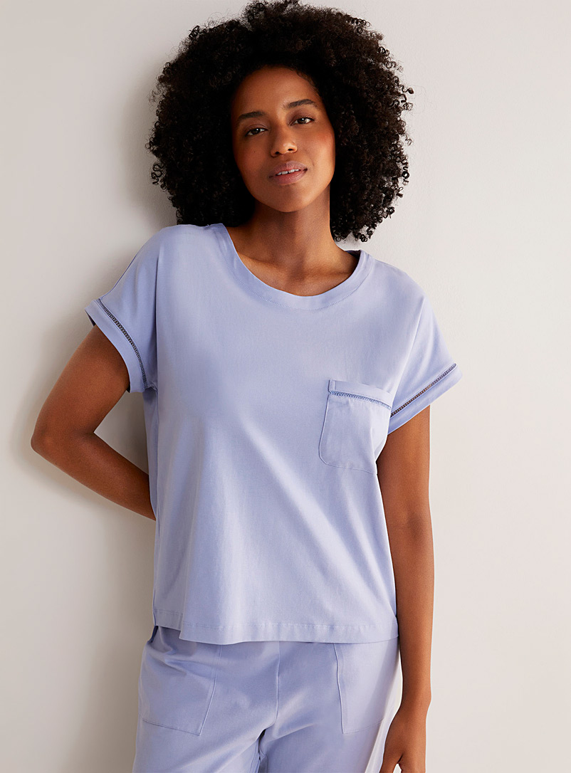 Miiyu: Le t-shirt détente coton SUPIMA<sup>MD</sup> Bleu pour femme