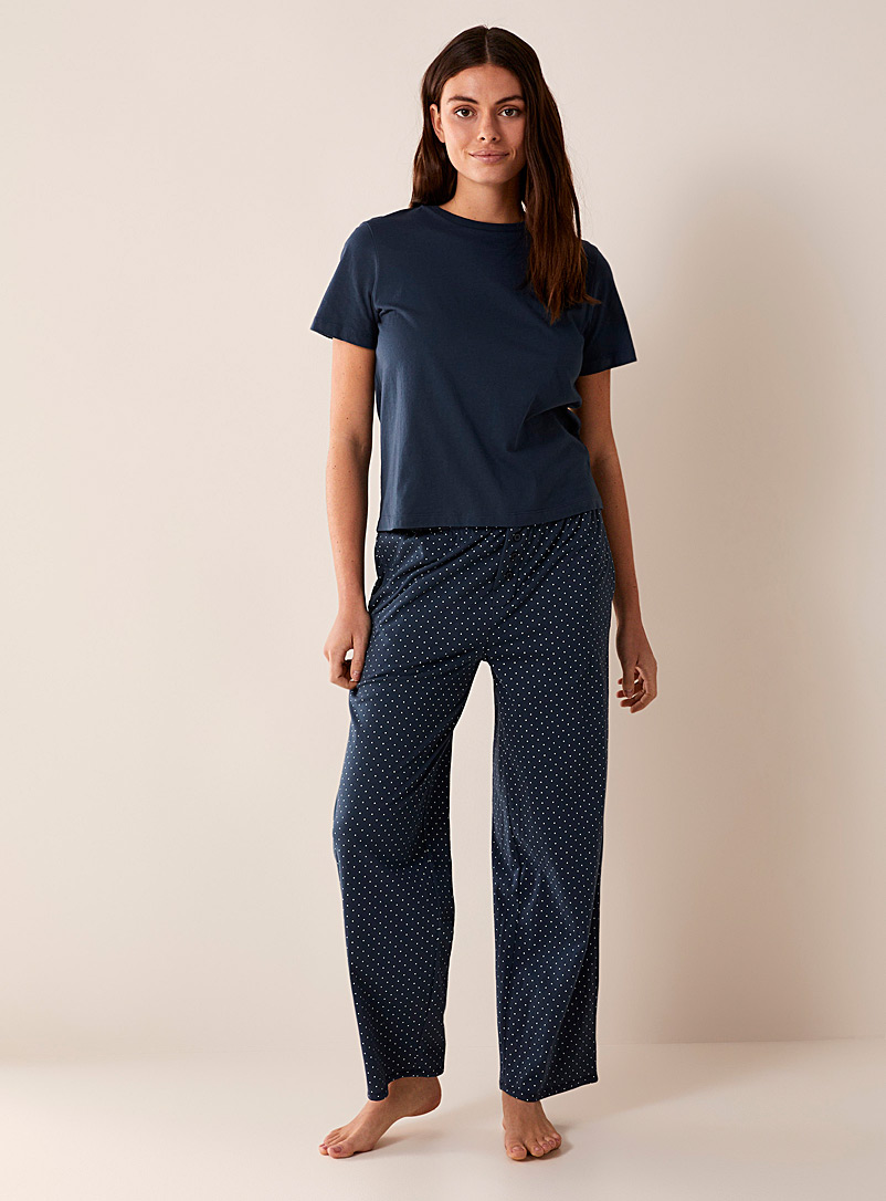 Women's Latex-Free Drawstring Lounge Pants Made from 100% Organic