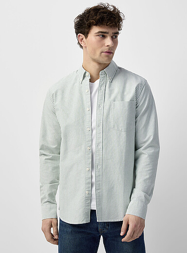 La chemise oxford ray&eacute;e <b>Coupe moderne</b>