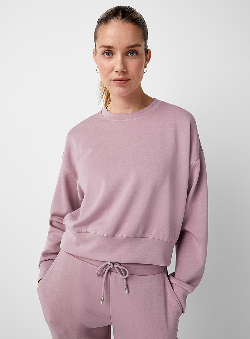 I.FIV5 Lilacs Ultra-soft casual sweatshirt for women