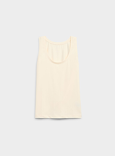 SUPIMA&reg; cotton scoop-neck cami