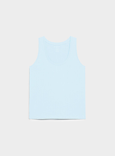 La camisole col d&eacute;gag&eacute; coton SUPIMA<sup>MD</sup>