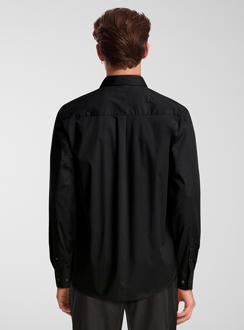 Le 31: La chemise souple extensible <b>Coupe moderne</b> Blanc pour homme