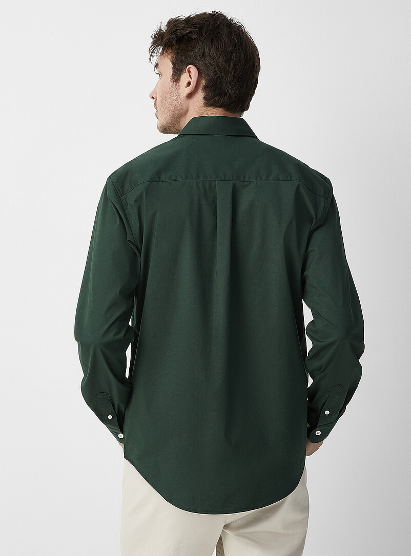 Le 31: La chemise souple extensible <b>Coupe moderne</b> Blanc pour homme