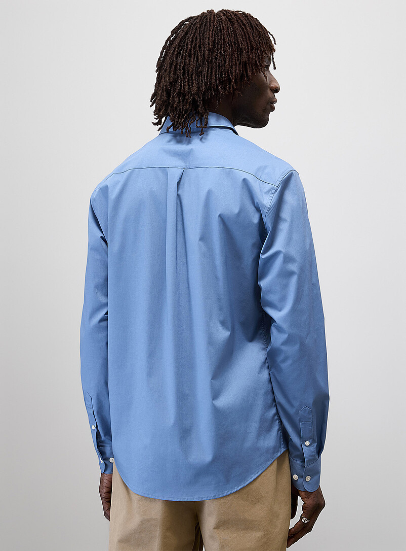 Le 31: La chemise souple extensible <b>Coupe moderne</b> Blanc pour homme
