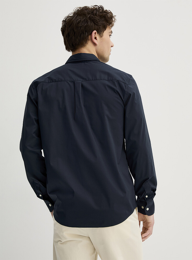 Le 31 White Soft stretch shirt <b>Modern fit</b> for men