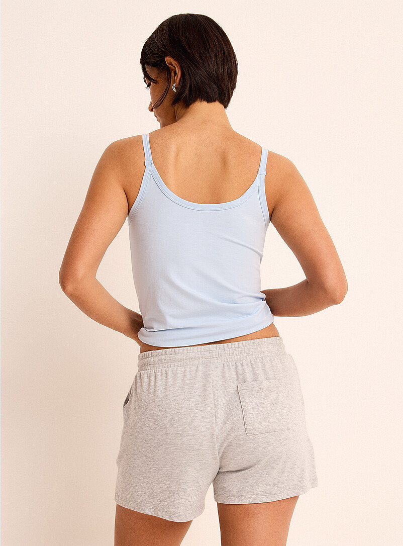 Miiyu Light Brown SUPIMA&reg; cotton smoothing cami for women