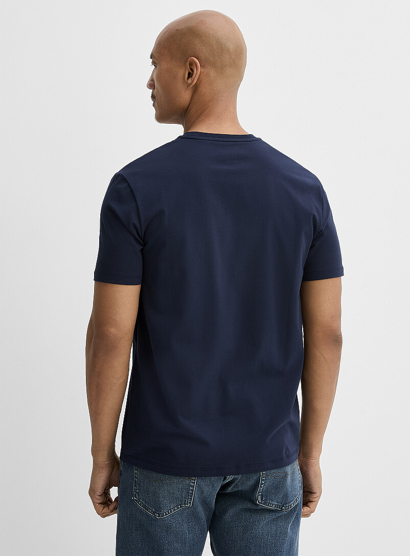 Le 31: Le t-shirt coton SUPIMA<sup><small>MD</small></sup> extensible <b>Coupe standard</b> Blanc pour homme