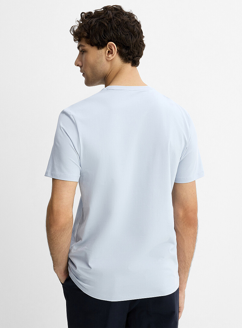 Le 31: Le t-shirt coton SUPIMA<sup><small>MD</small></sup> extensible <b>Coupe standard</b> Blanc pour homme