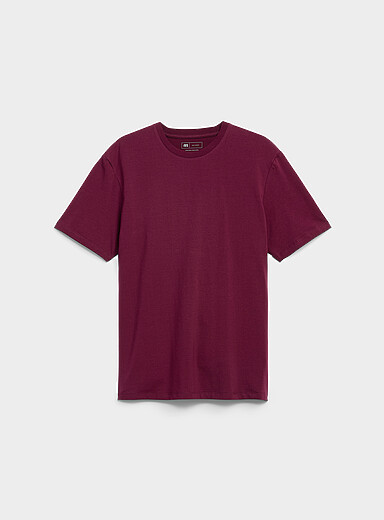 Le 31: Le t-shirt coton SUPIMA<sup><small>MD</small></sup> extensible <b>Coupe standard</b> Bourgogne pour homme