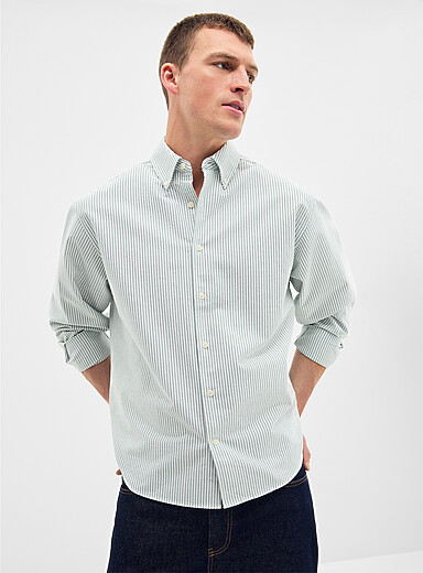 Striped Oxford shirt <b>Relaxed fit</b>