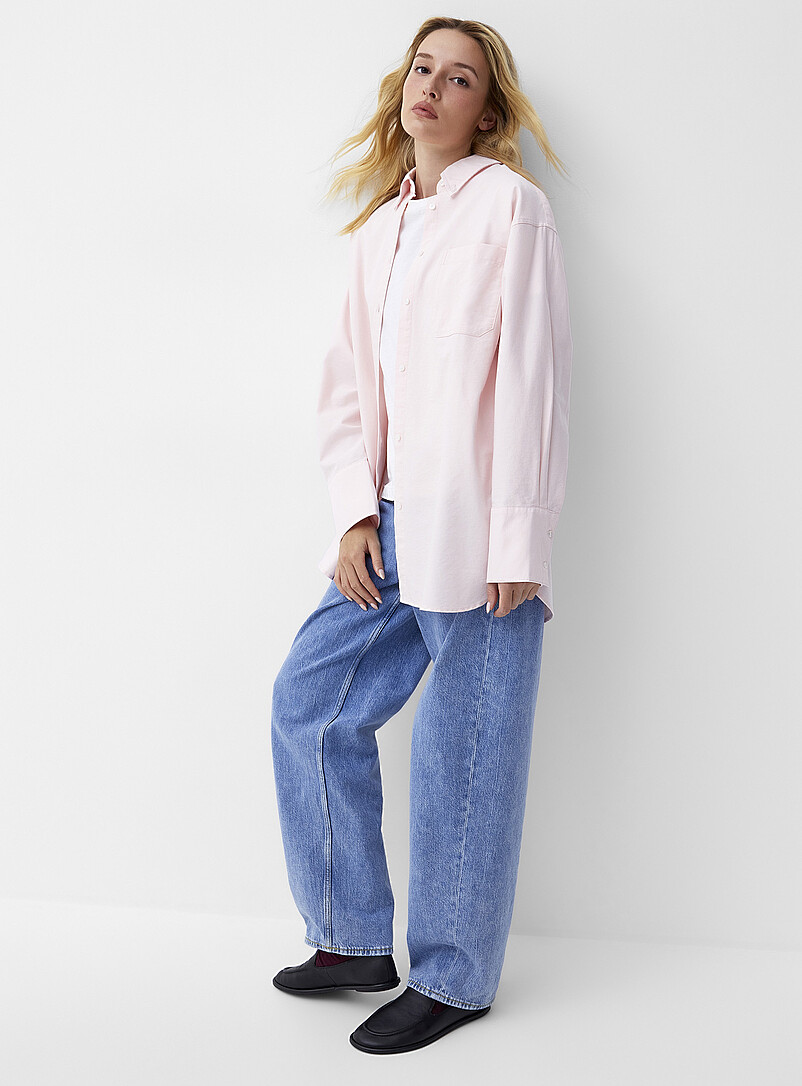 Patch pocket oversized Oxford shirt | Icône | | Simons