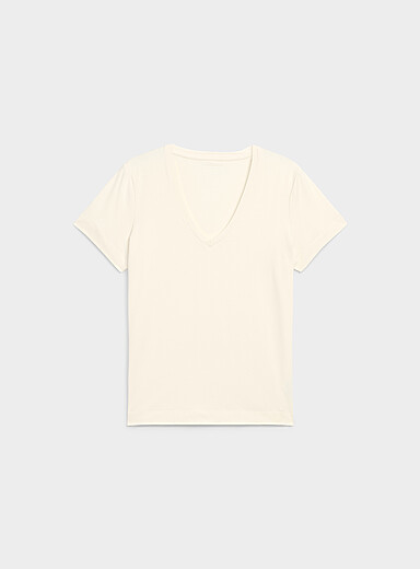 SUPIMA&reg; cotton V-neck T-shirt