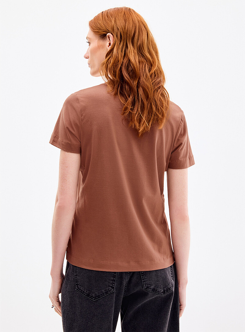 Contemporaine: Le t-shirt col V coton SUPIMA<sup>MD</sup> Noir pour femme