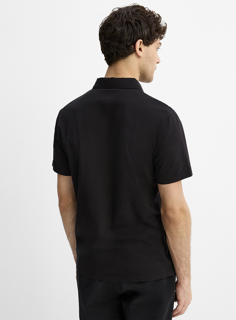 Le 31: Le polo coton SUPIMAᴹᴰ <b>Coupe standard</b> Bleu p&acirc;le - Bleu ciel pour homme