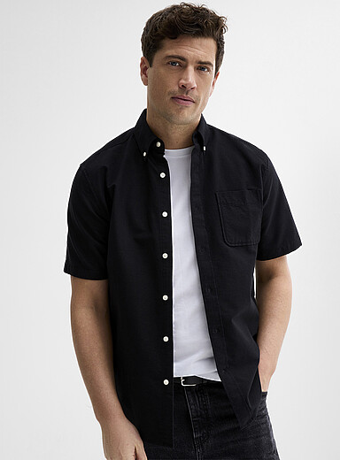 Short-sleeve Oxford shirt <b>Comfort fit</b>