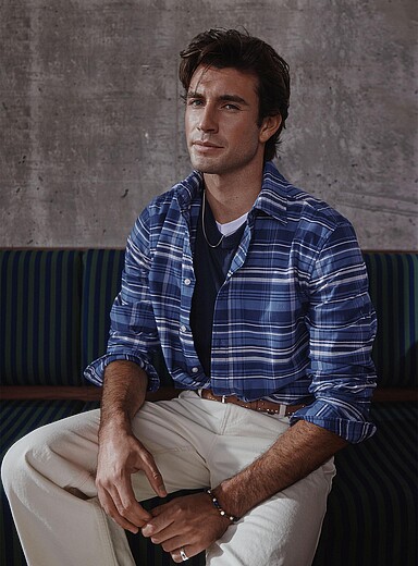 Plaid Oxford shirt <b>Comfort fit</b>
