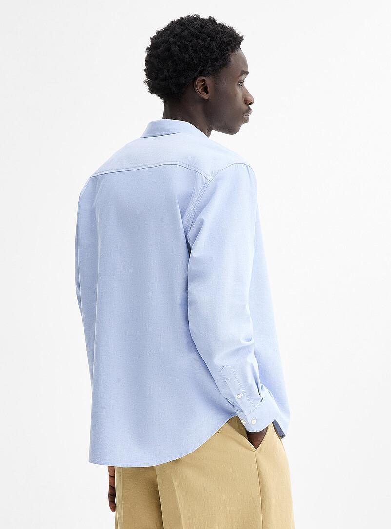Djab White Relaxed-fit Oxford shirt for men