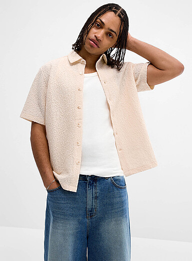 La chemise jacquard dentelle
