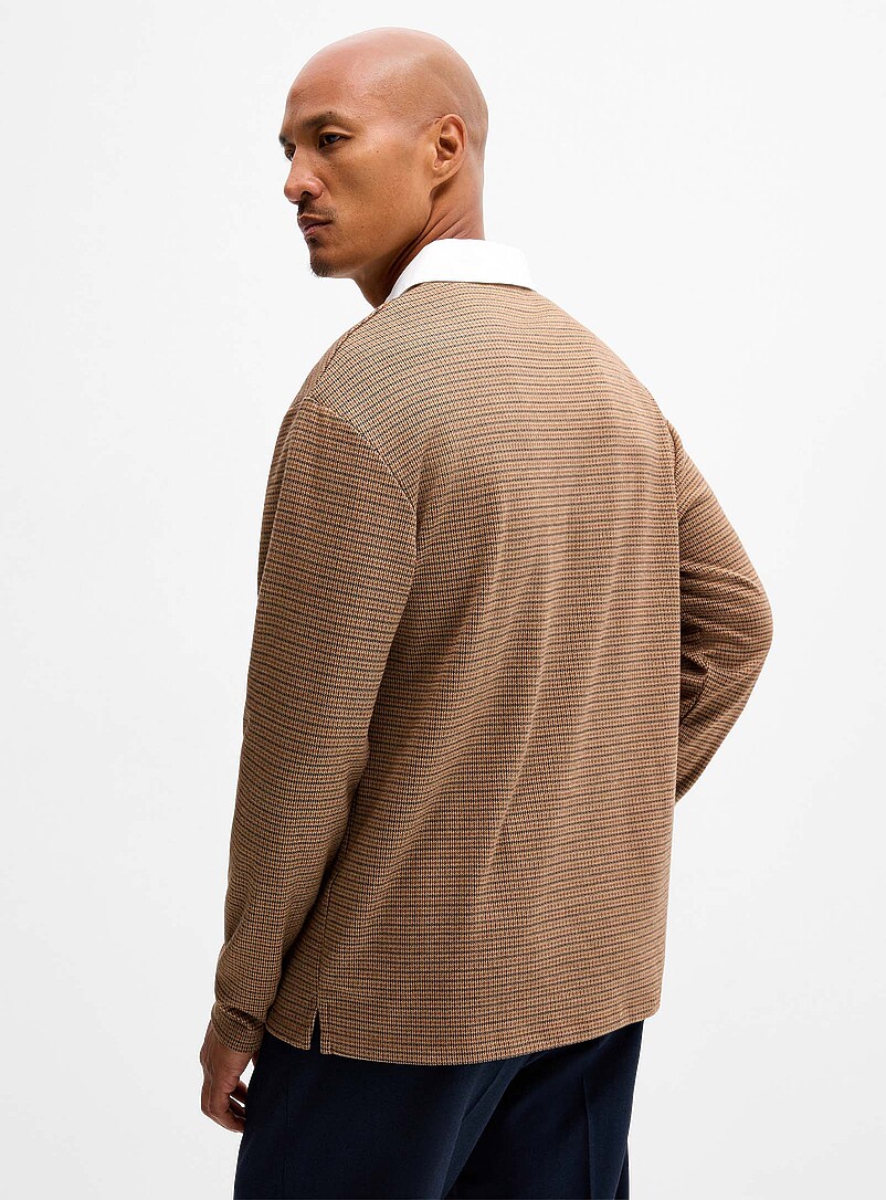 Heritage jacquard rugby polo | Le 31 | | Simons