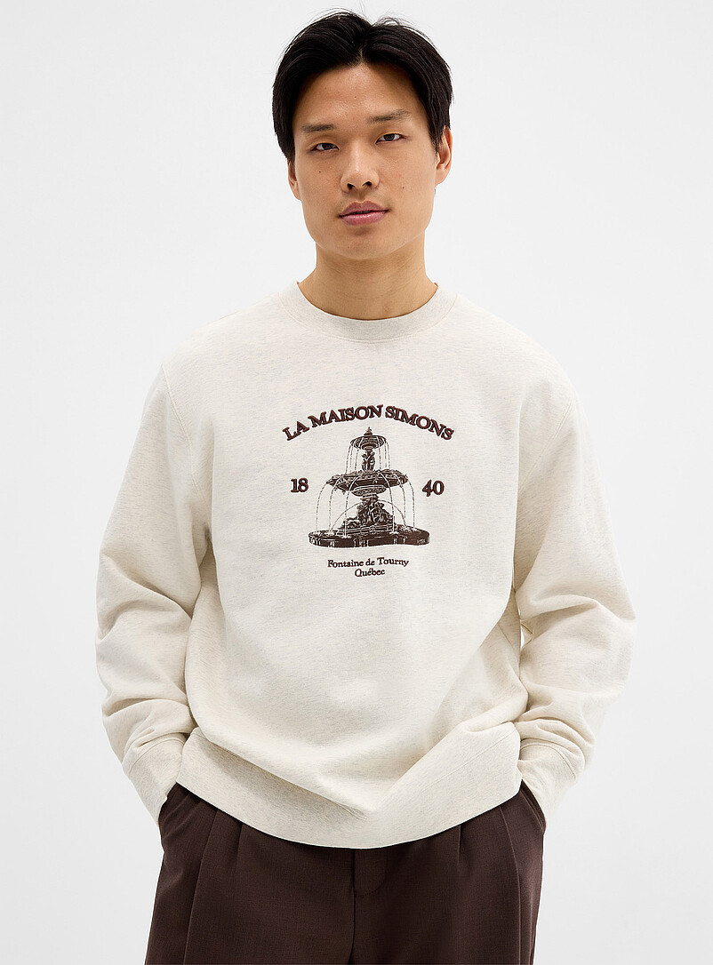 Simons Sand 1840 fleece-lined sweatshirt <b>Our History, Our Heritage Collection</b> Unisex for women