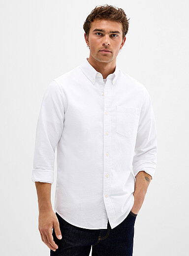 La chemise oxford color&eacute;e <b>Coupe moderne</b>