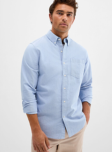 La chemise oxford color&eacute;e <b>Coupe moderne</b>