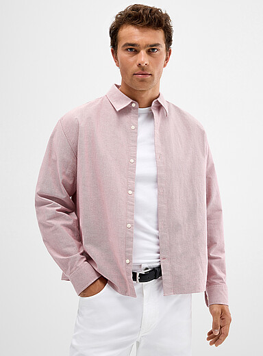 La chemise oxford &eacute;pur&eacute;e <b>Coupe carr&eacute;e</b>