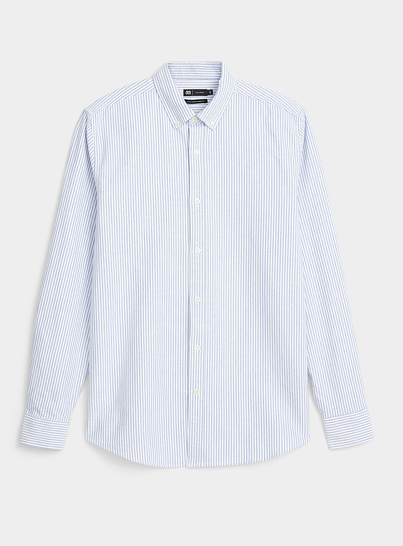 Oxford striped shirt Modern fit | Le 31 