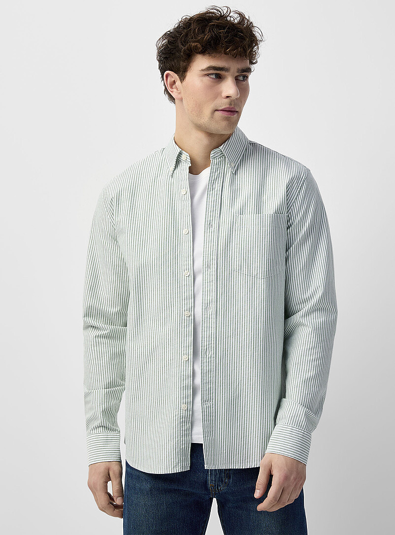 Striped Oxford shirt Modern fit product image (primary)