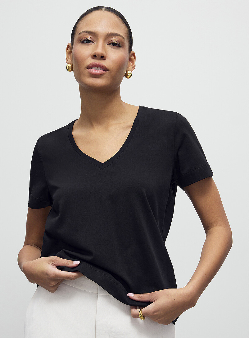 Supima® Cotton V-Neck T-Shirt