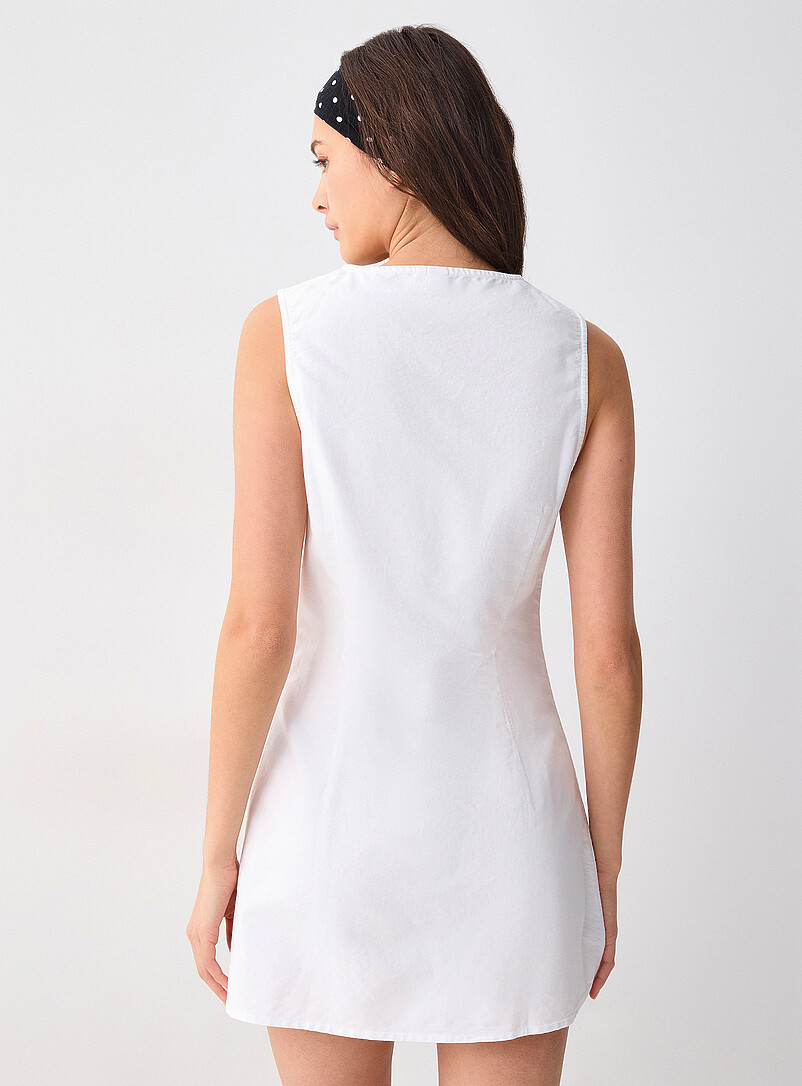 V-neck oxford shirtdress product image 3