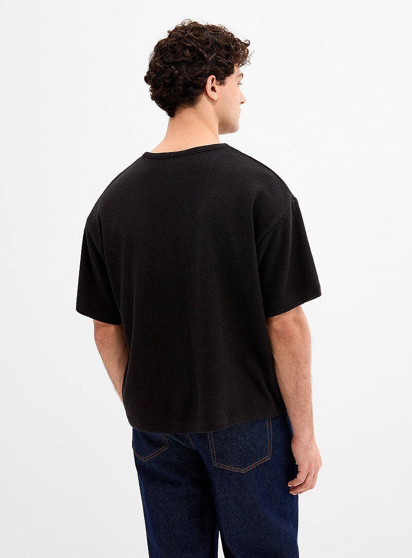 Crepe knit T-shirt Oversized fit product image 3