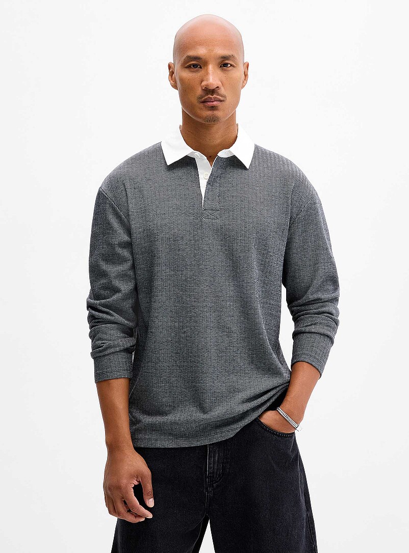 Heritage jacquard rugby polo product image 2
