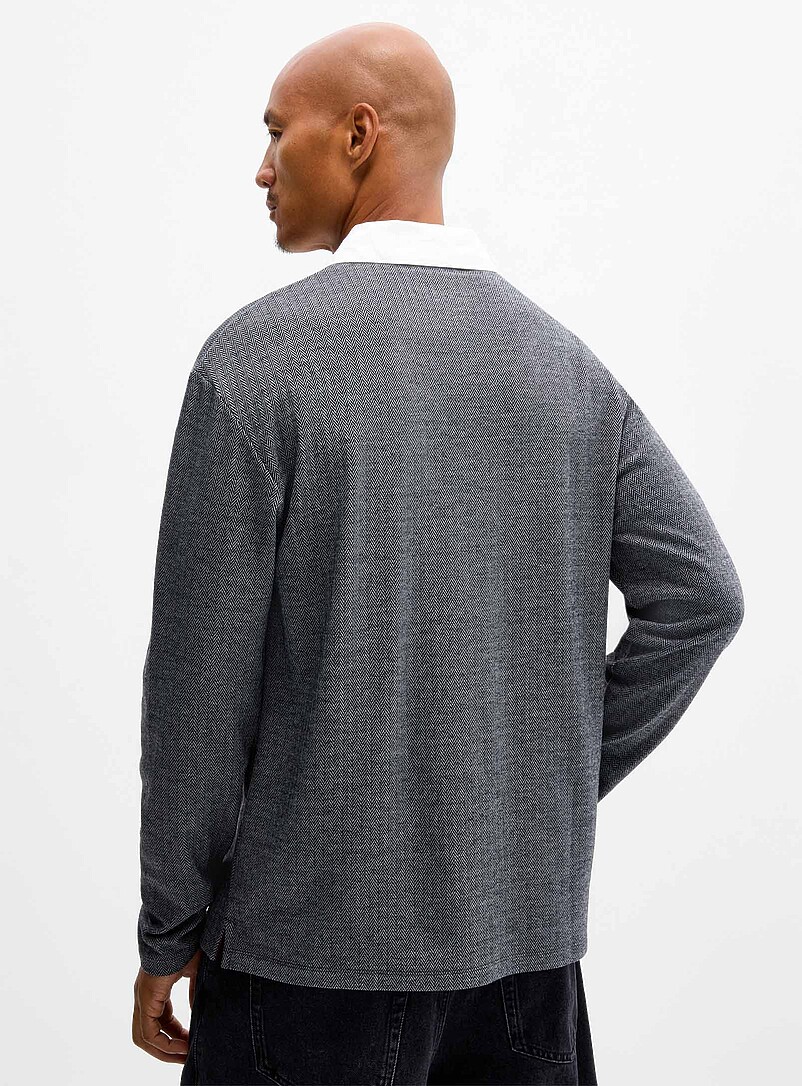 Heritage jacquard rugby polo product image 3