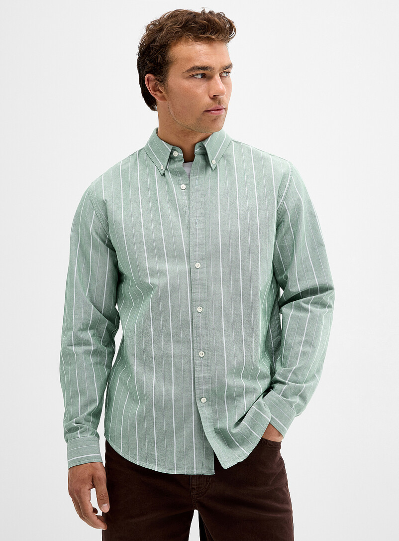 Two-tone stripe Oxford shirt Comfort fit product image 2