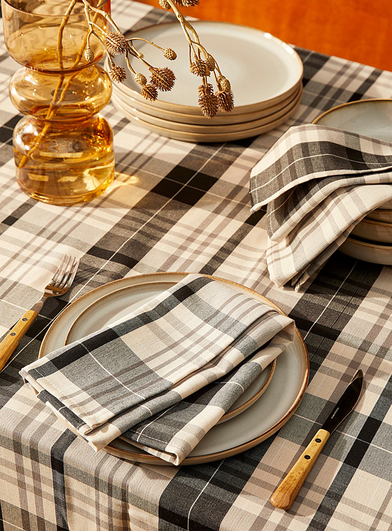 Checkers Cloth Set Modern checkers napkins Set of 2 | Simons Maison | Cloth Table Napkins ...