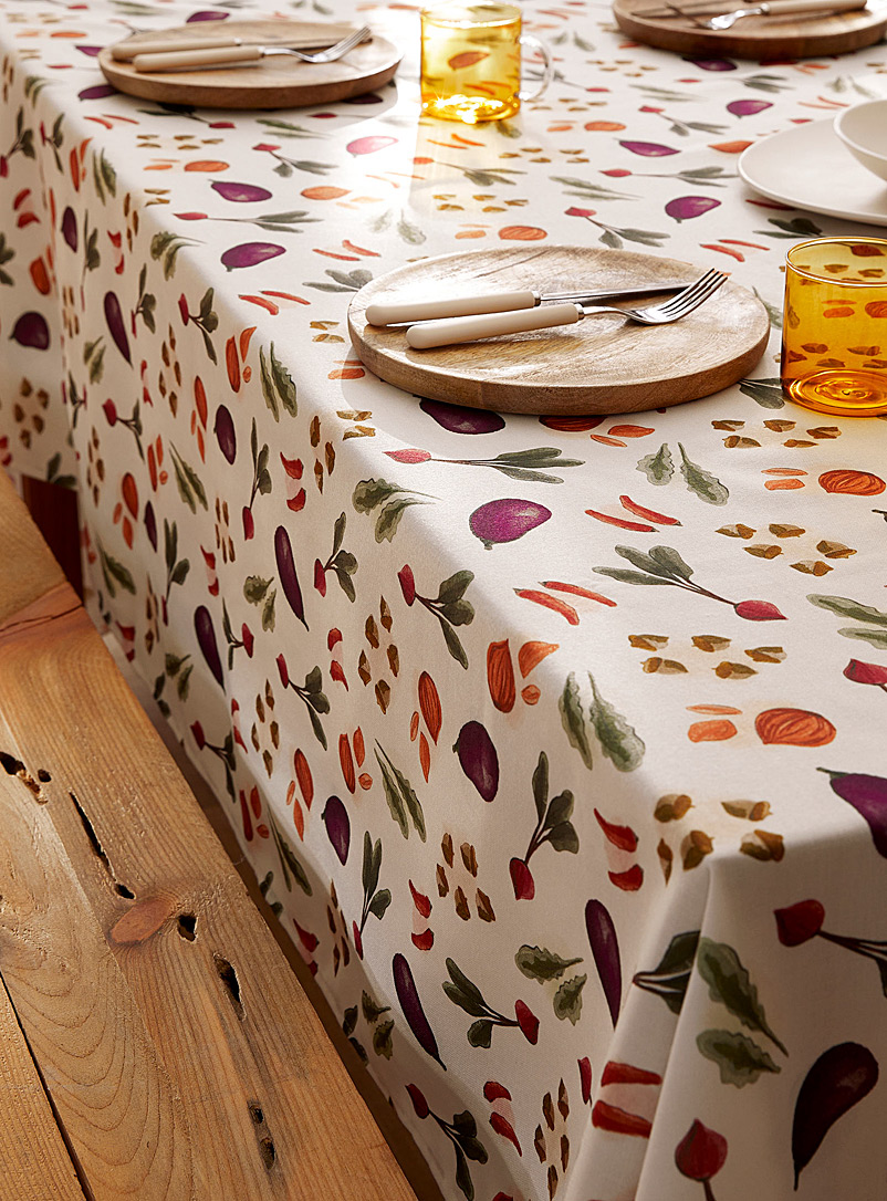 Simons Maison Assorted Fall harvest tablecloth