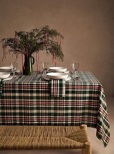 La nappe carreaux traditionnels <b>Collection de No&euml;l</b>