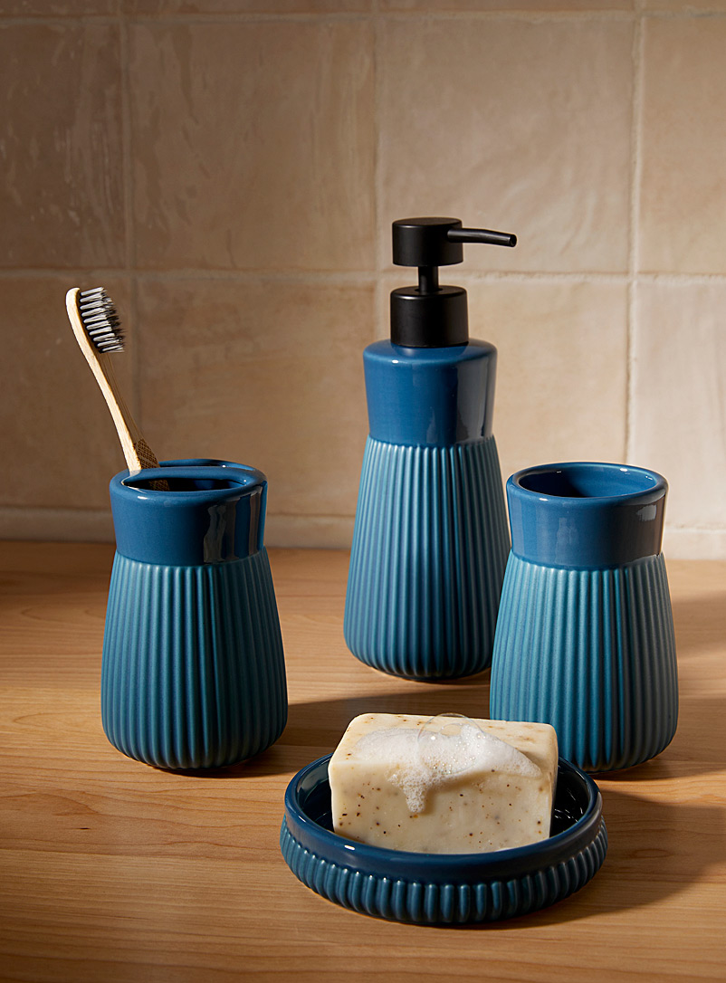 Simons Maison: Les accessoires céramique bleutée Sarcelle-turquoise-aqua
