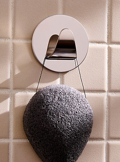 Simons Maison Silver Mirror-finish adhesive hook